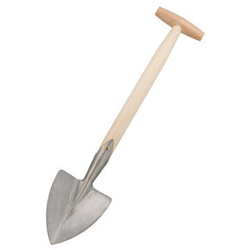 Handspaten mit Holzgriff