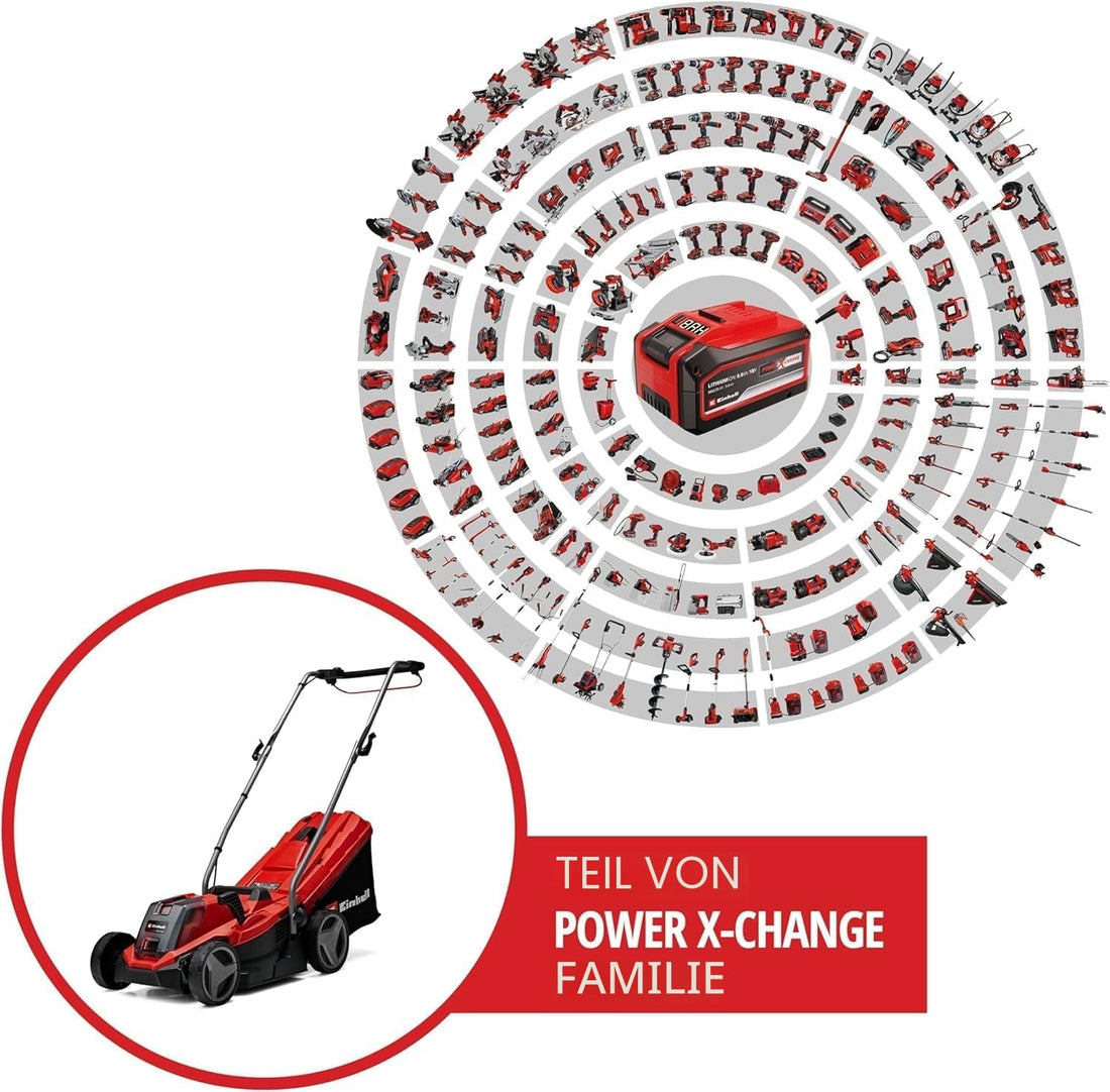 Einhell Akku-Rasenmäher GE-cm 18/33 Li Kit Power X-Change
